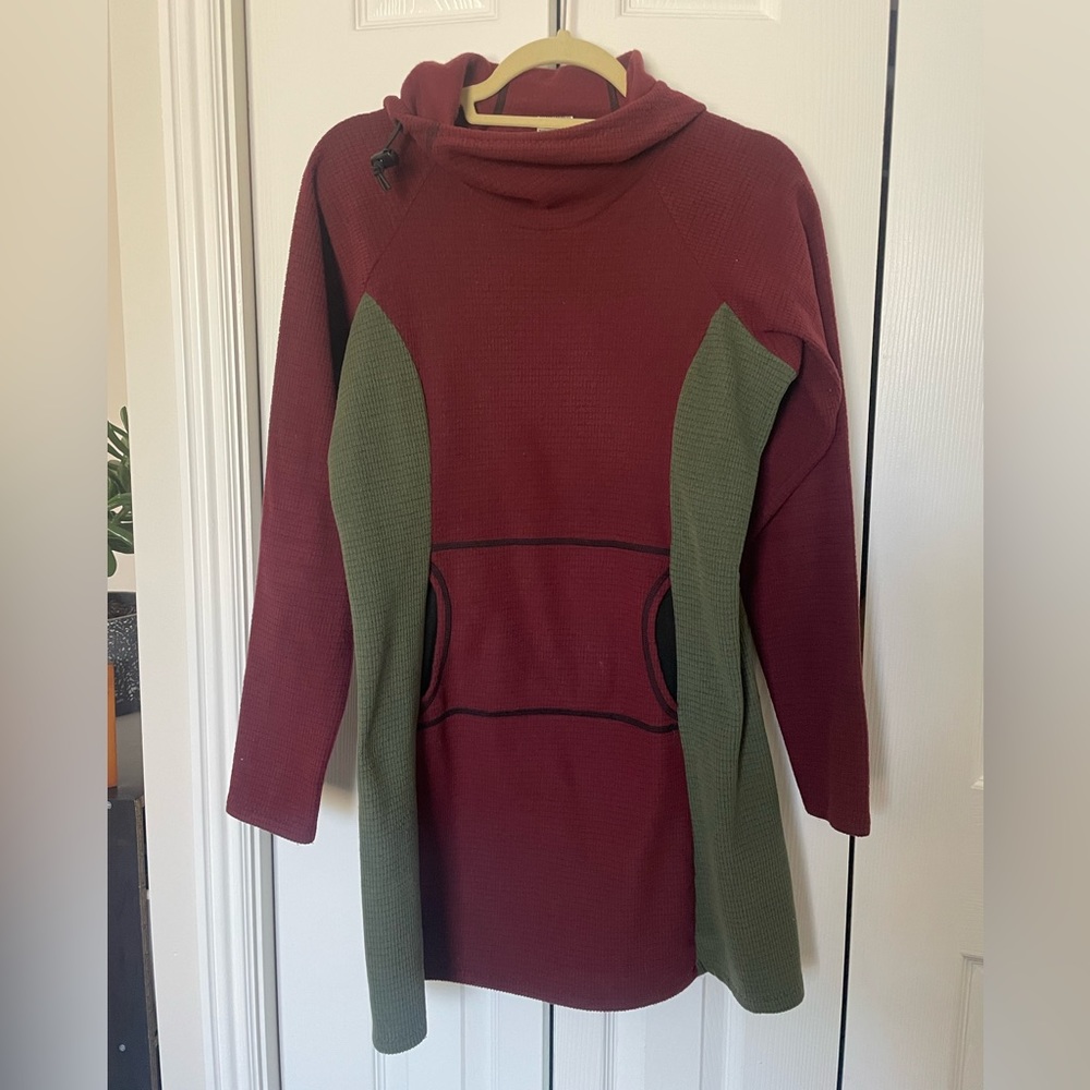 Melanzana Grid Fleece Dress